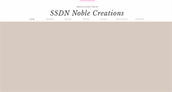 Desktop Screenshot of noblecreations.ca